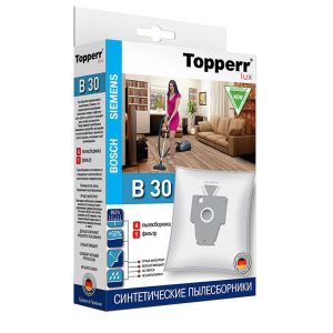 Пылесборник Topperr Lux B30 д/пылесоса BOSCH-SIEMENS 3шт.