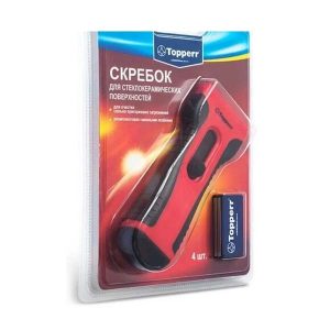 Topperr Скребок для стеклокерамики SC4 со сменными лезвиями