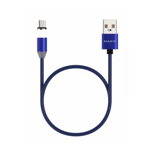 Кабель магнитный Maxvi MCm-01M blue,2A
