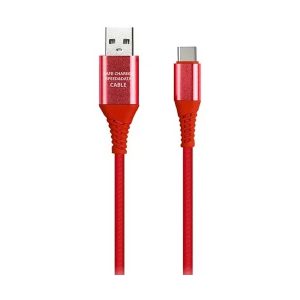 Дата-кабель SmartBuy USB 2.0-USB Type C 1м (iK-3112r red)