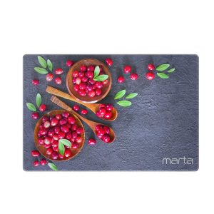 Доска разделочная гладкая Marta MT-3740 брусника