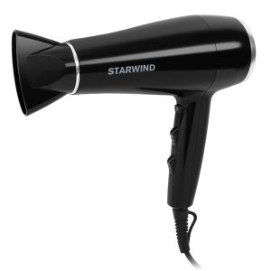 Фен Starwind SHD7080 черный/хром