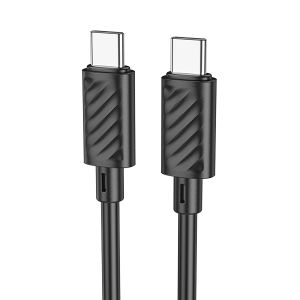 Кабель Hoco X88 USB 3.0A PD 60W для Type-C Type-C ПВХ 1м (Black)