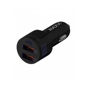 АЗУ Maxvi CCM-522 Plus M black кабель microUSB