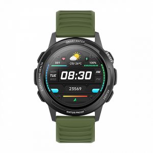 Смарт-часы BQ Watch 1.3 Black+Dark Green Wristband