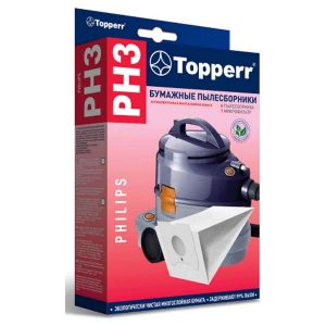 Topperr Пылесборник д/пылесоса PHILIPS,Triathlon, PH3, (4шт)