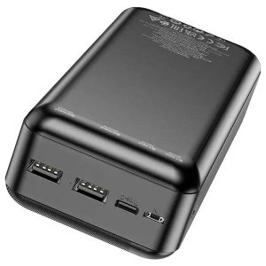Внешний аккумулятор 30000mAh 2USB 2.1A Li-pol батарея с LED-индикатором Borofone BJ27B (Black)