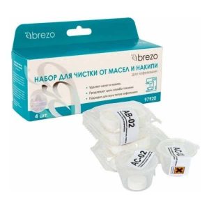 BREZO Набор для чистки кофемашин, 2 таблетки, арт. 97920