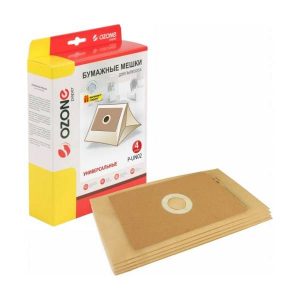OZONE Мешки пылесбор. универсал. бумажные д/пыл. (4шт) P-UN02