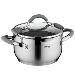 Кастрюля со стеклянной крышкой, 20 см/3,6 л, NADOBA, серия NITA