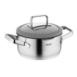 Кастрюля со стеклянной крышкой, 18 см/2,1 л, NADOBA, серия GERDA