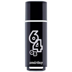 USB флеш SMARTBUY 64GB GLOSSY SERIES BLACK