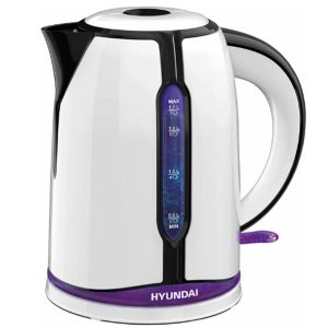 Чайник Hyundai HYK-P3405 белый/черный