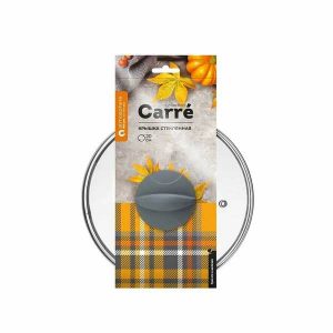 Крышка стеклянная Carre collection, 20 см, код 9036