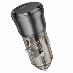 АЗУ Borofone BZ24 1Type-C 3.0A PD20W+QC3.0 Type-C Type-C (Transparent Black)