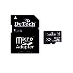 Карта памяти DeTech MC-32GB(U3 с адаптером)
