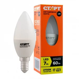 Лампа СТАРТ LEDCandleE14 7W 30 WS