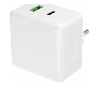 СЗУ Maxvi CHL-603PD, 30W, QC 3.0, 1 x USB-A, 1 x USB-C, white