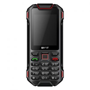Мобильный телефон Wifit IP 68 WIRUG F1 Black-Red/черный-красный