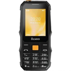 Сотовый телефон Olmio X07 (черный-оранжевый)
