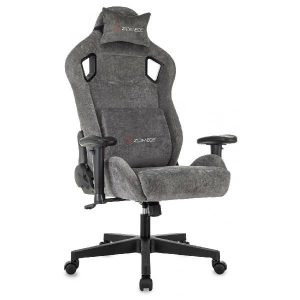 Кресло игровое Zombie Ghost Fabric серый Light-19